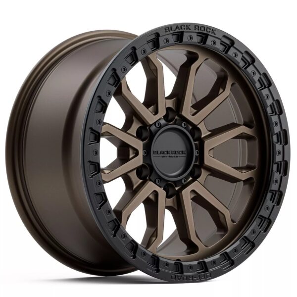 17" WHEELS FOR FORD RANGER / RAPTOR BLACK ROCK COBRA 17X9 RIMS FOR PX/PJ/PK 4X4 - Image 3