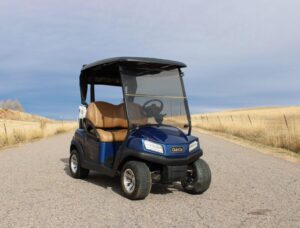 2 seat Club Car Tempo – Blue
